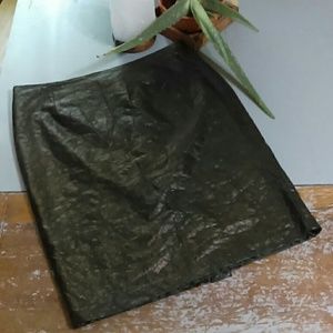 Oil Slick Pencil Skirt